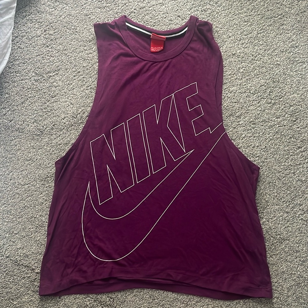 Nike purple muscle shirt